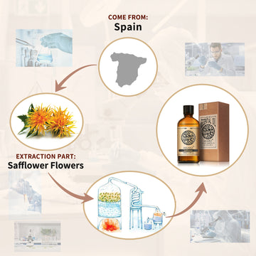 Safflower Essential Oil AKARZ Natural And Pure ( 30ML 100ML )